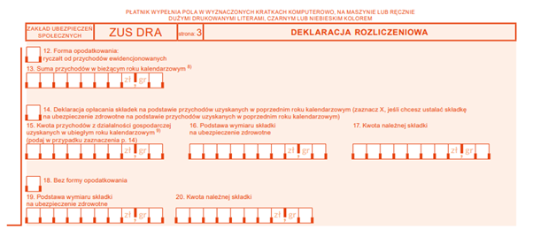 sekcja XI ciąg dalszy zus dra